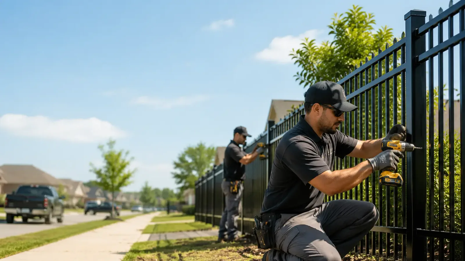 Metal Fence Installation in Clinton, MI